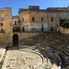 Das wieder freigelegte römische Theater in Lecce.