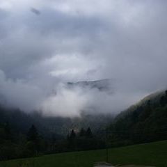 Schwere Wolken am Schauinsland brachten aber keinen Regen ...