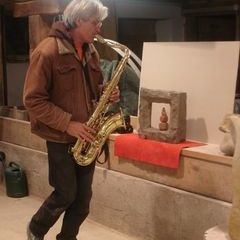 Vernissage mit Saxophon