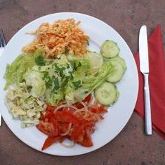 Salat à la saison zur Vorspeise